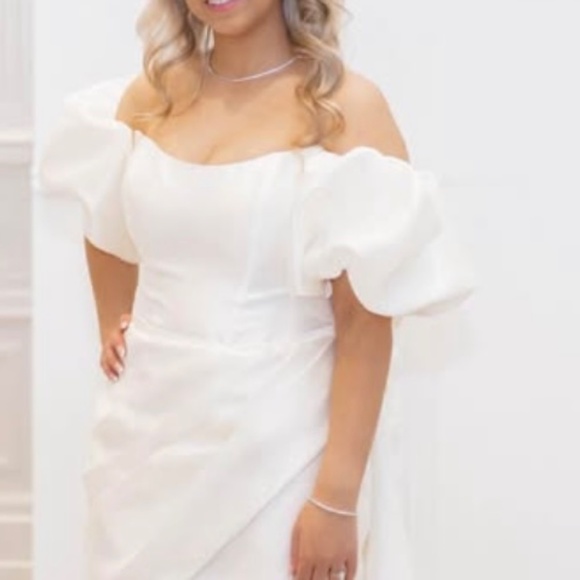 Ivory Bridal Shower Dress - Picture 5 of 7